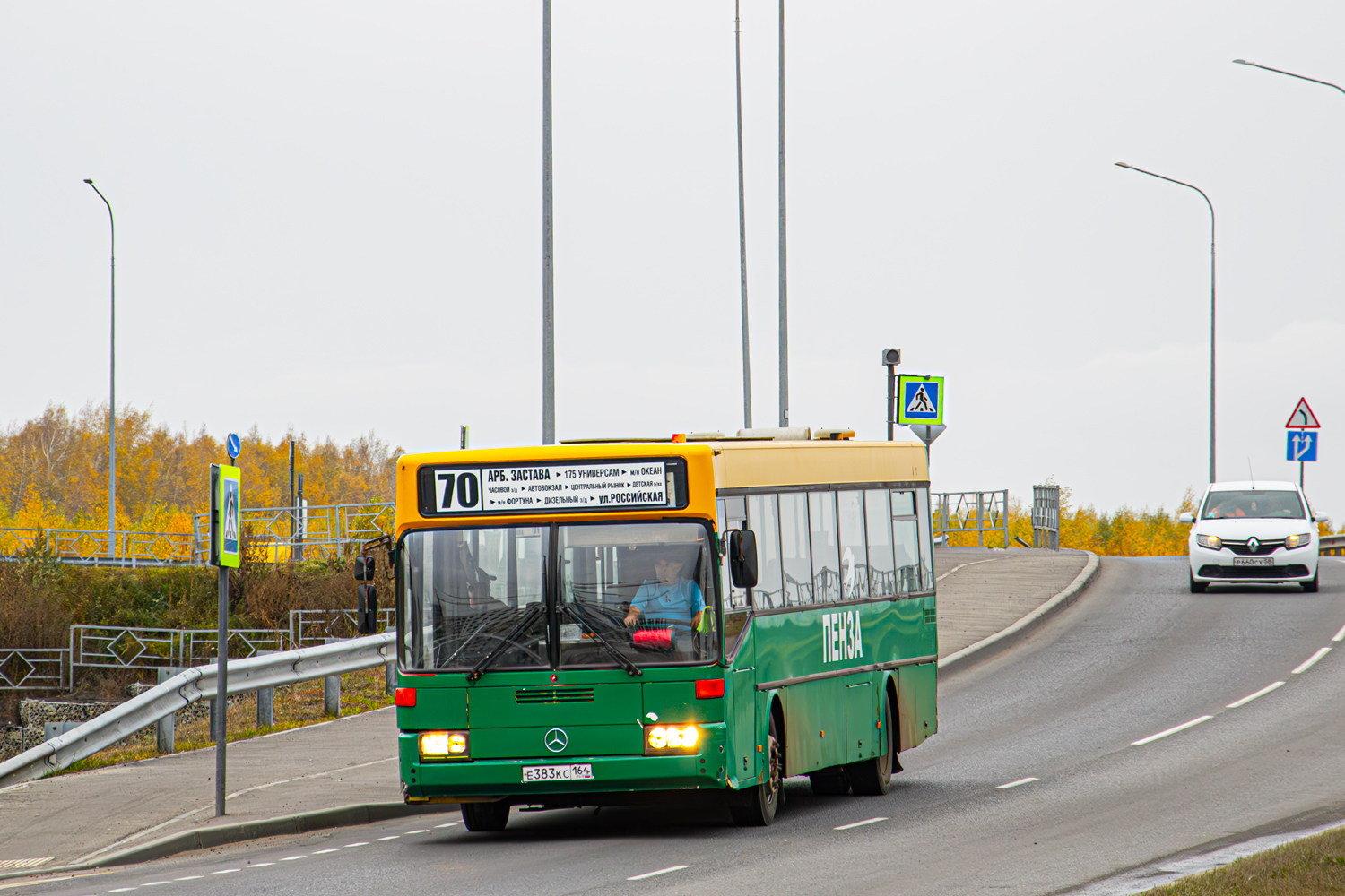 Penza region, Mercedes-Benz O405 Nr. Е 383 КС 164