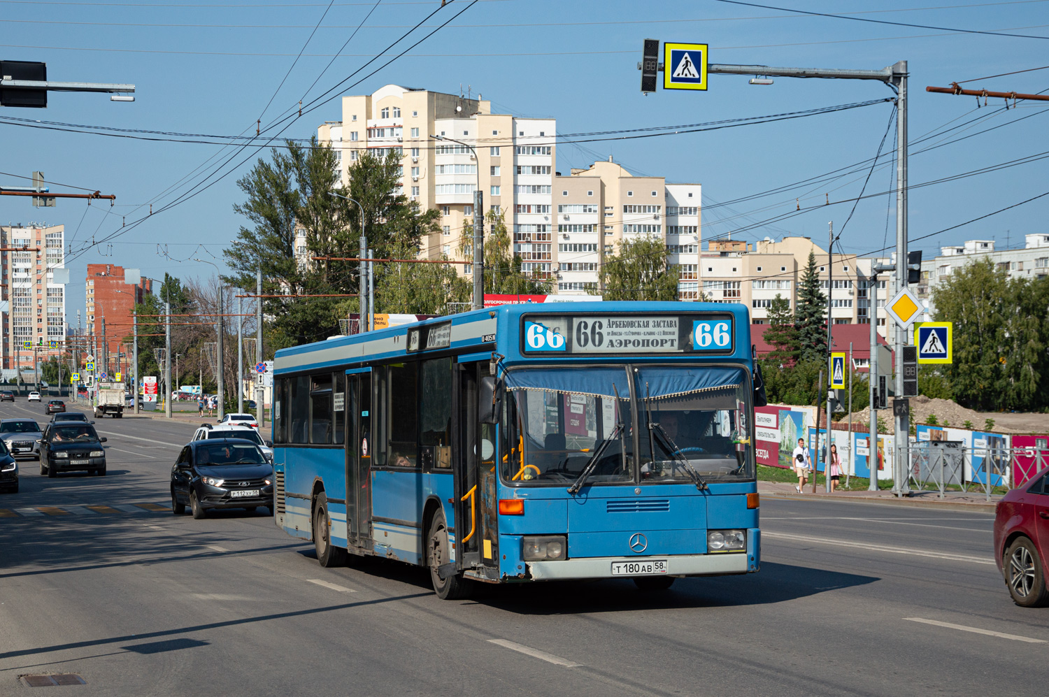 Пензенская область, Mercedes-Benz O405N2 № Т 180 АВ 58