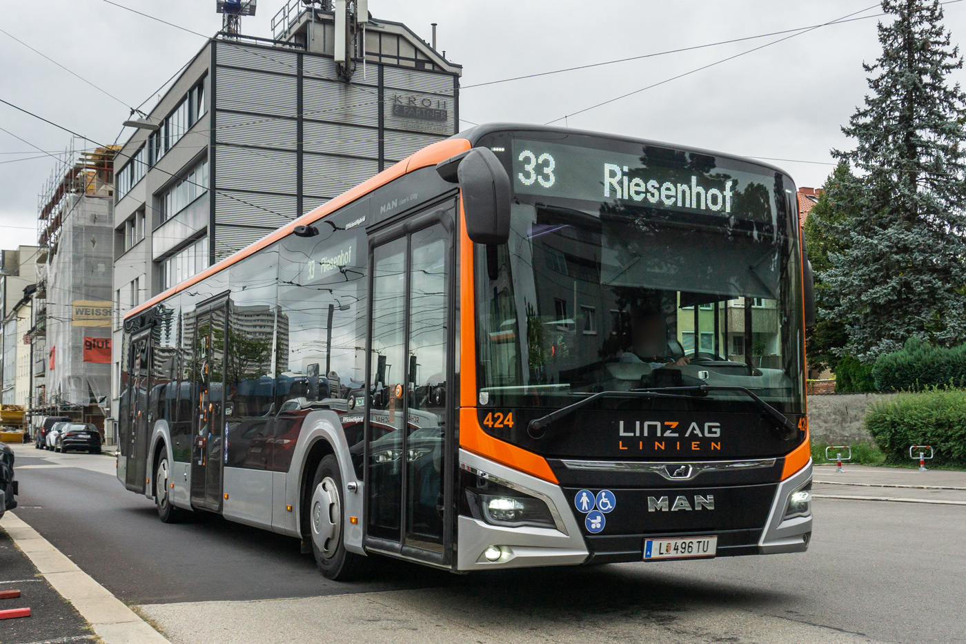 Австрия, MAN 12C Lion's City 12 NL360 EfficientHybrid № 424