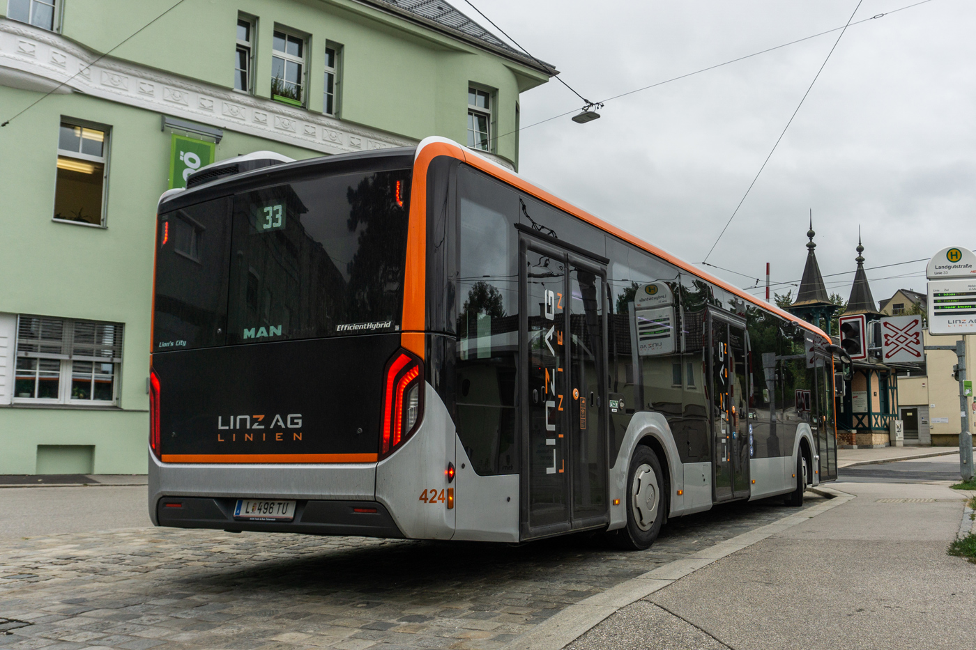 Австрия, MAN 12C Lion's City 12 NL360 EfficientHybrid № 424