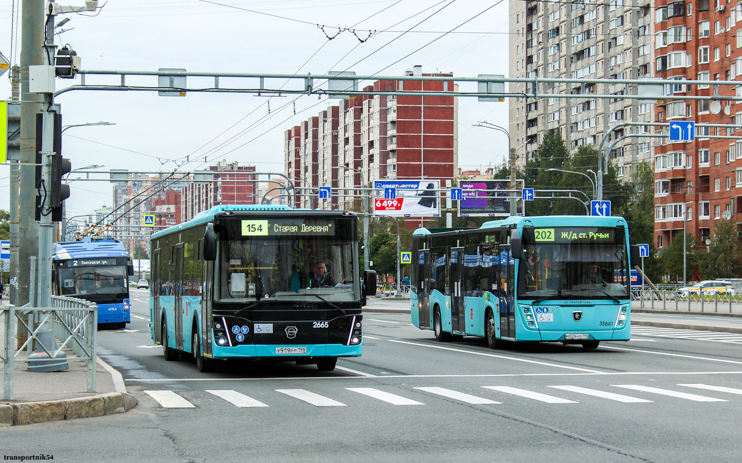 Санкт-Петербург, ЛиАЗ-5292.65 № 2665; Санкт-Петербург, НефАЗ-5299-40-57 (LNG) № 35641