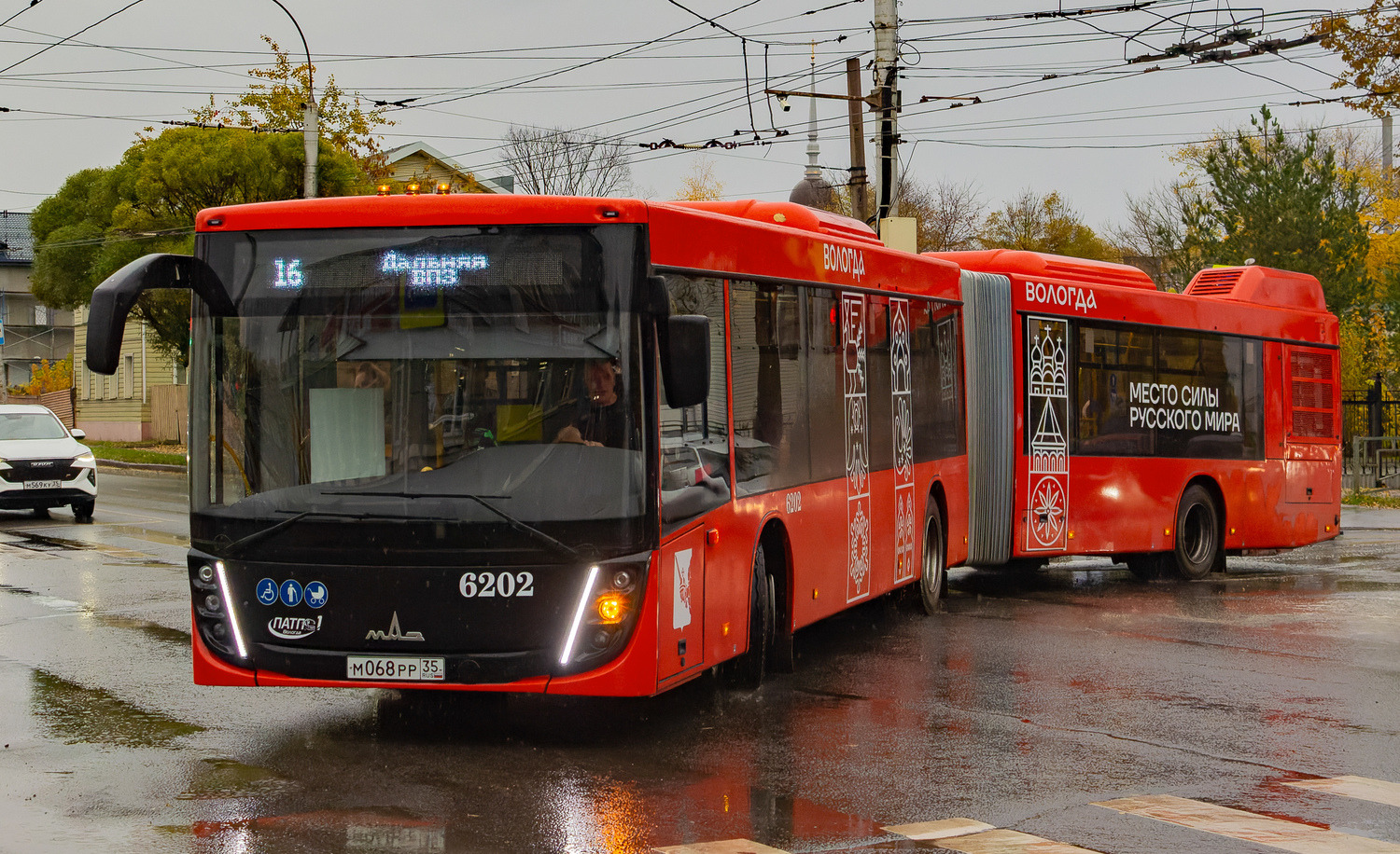 Вологодская область, МАЗ-216.047 № 6202