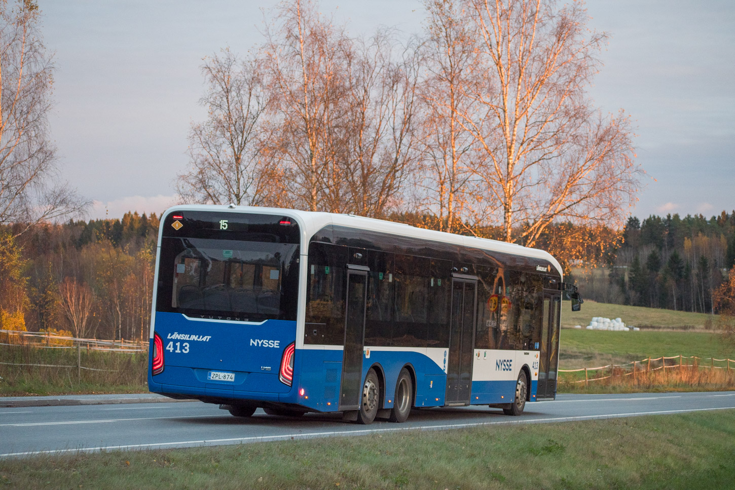 Финляндия, Yutong U15 № 413 Финляндия, Yutong U15 № 413