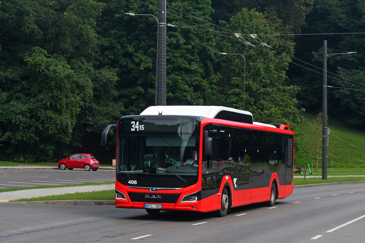 Литва, MAN 12C Lion's City 12 G NL280 EfficientHybrid № 406