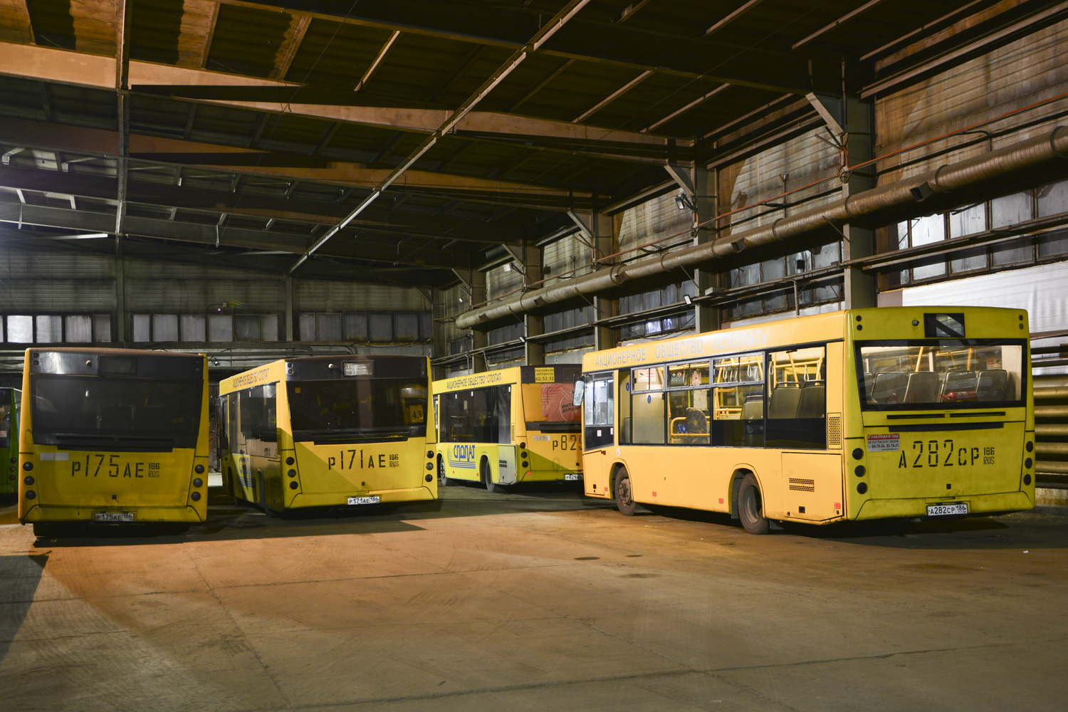 Khanty-Mansi AO, MAZ-206.068 č. 2525; Khanty-Mansi AO, MAZ-206.086 č. 2552