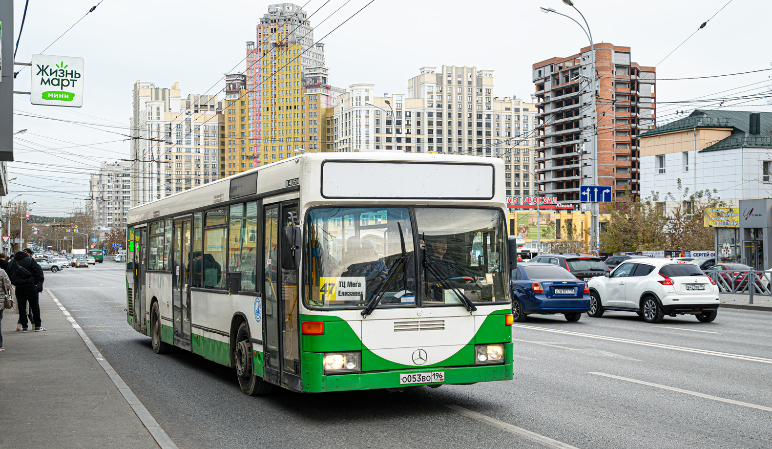 Свердловская область, Mercedes-Benz O405N2 № О 053 ВО 196