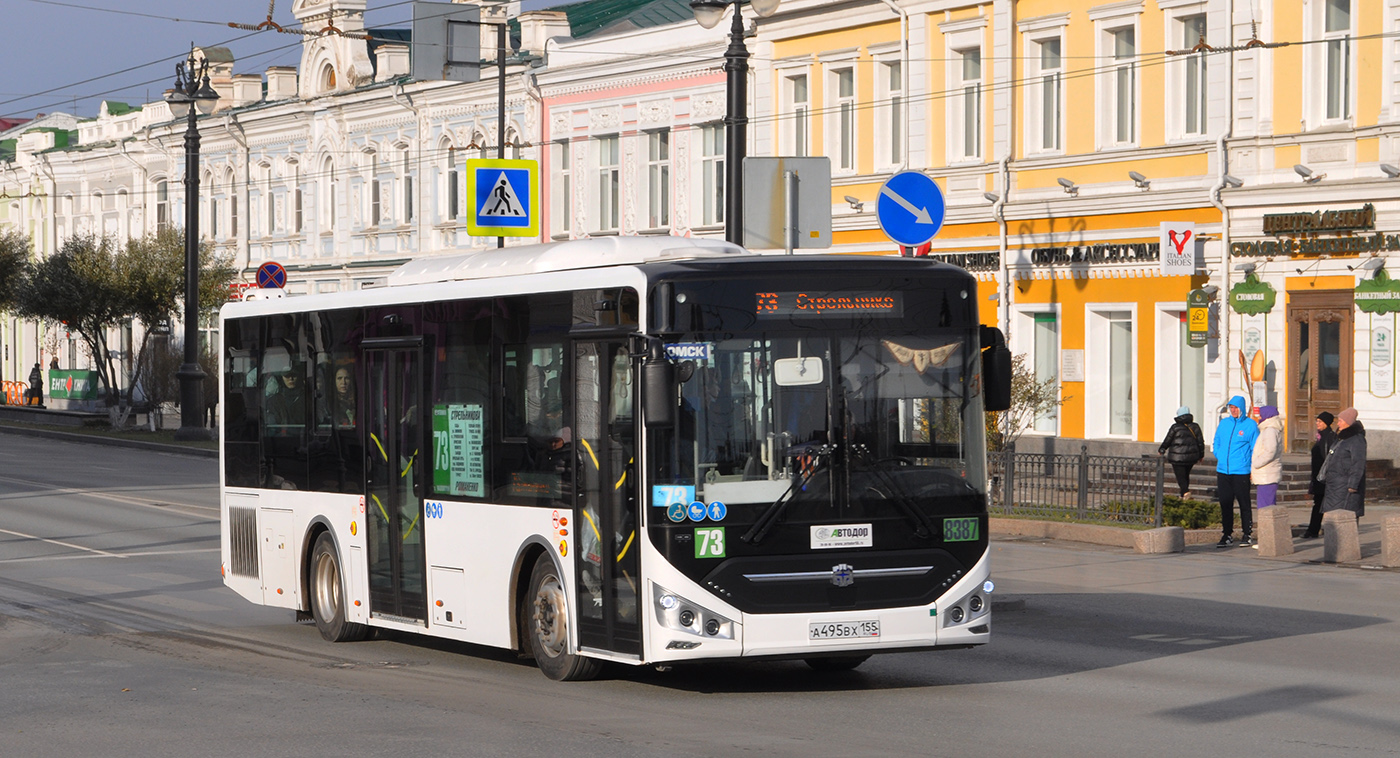 Омская область, Zhong Tong LCK6105HG № 8387