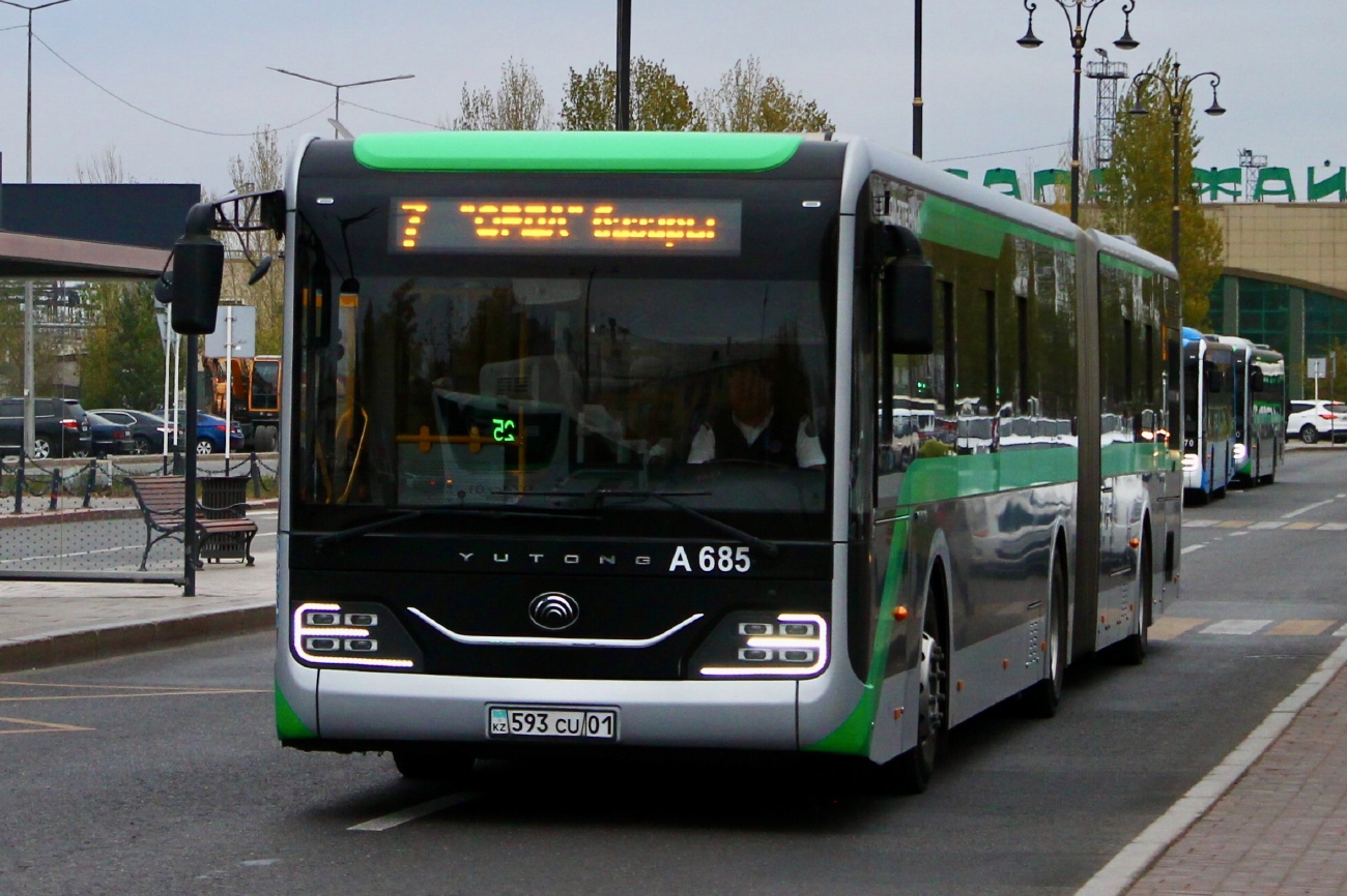 Астана, Yutong ZK6180HG (QazTehna) № A685