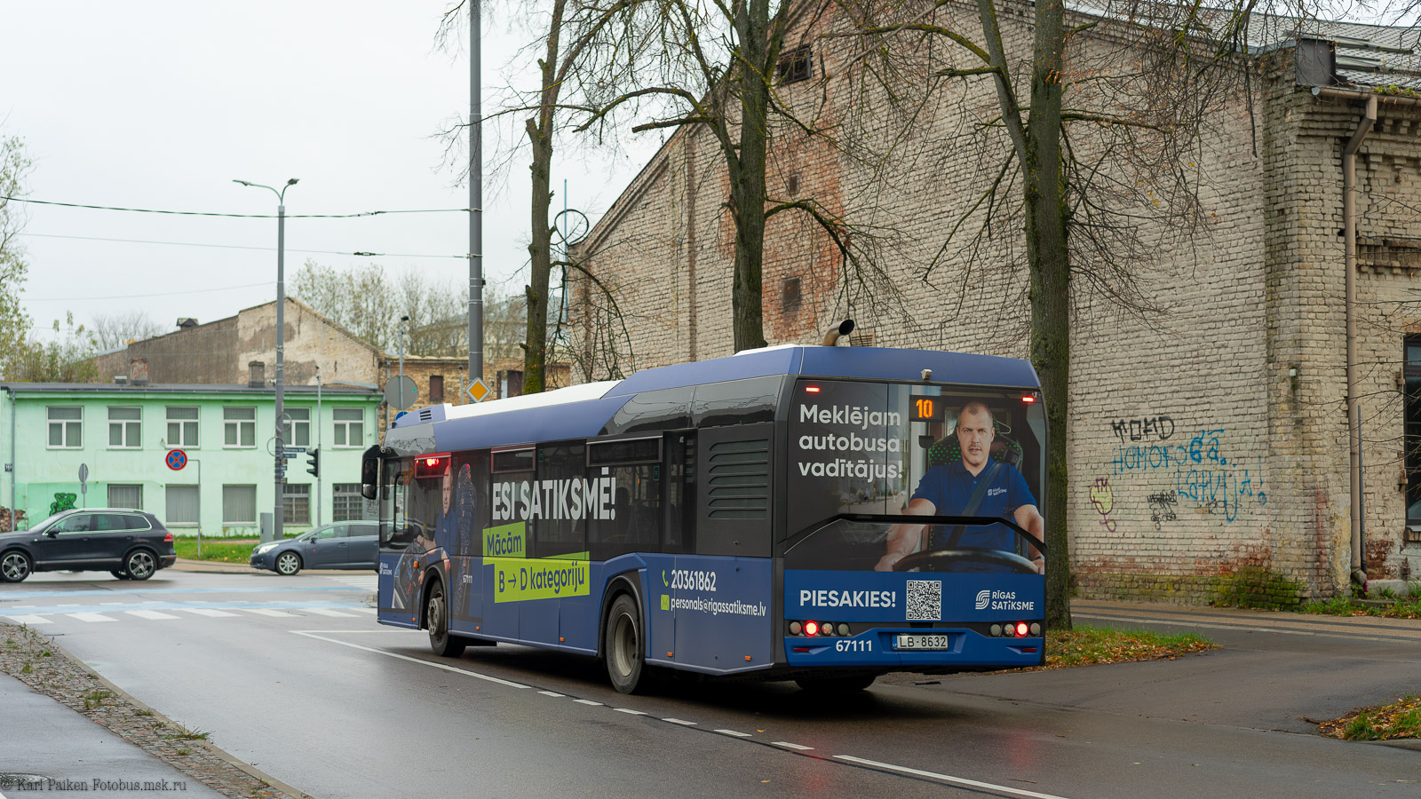 Латвия, Solaris Urbino IV 12 № 67111 Латвия, Solaris Urbino IV 12 № 67111