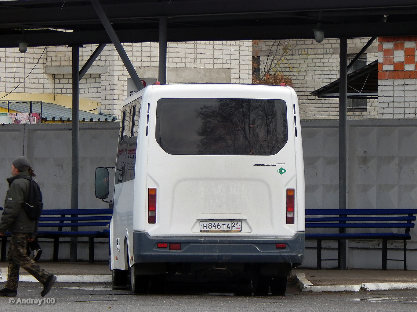 Чувашия, ГАЗ-A63R45 Next № Н 846 ТА 21