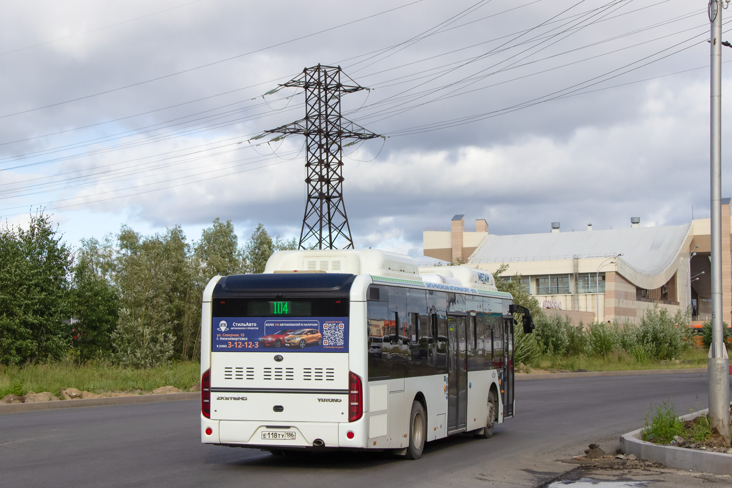 Ханты-Мансийский АО, Yutong ZK6116HG № Е 118 ТУ 186