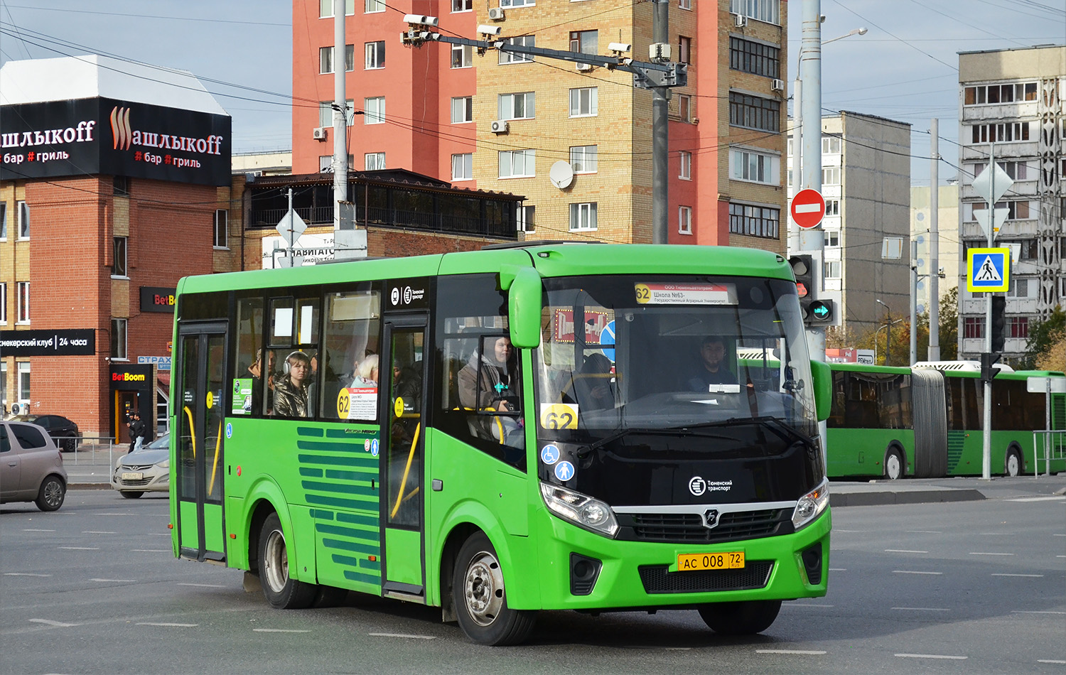 Тюменская область, ПАЗ-320435-04 "Vector Next" № АС 008 72