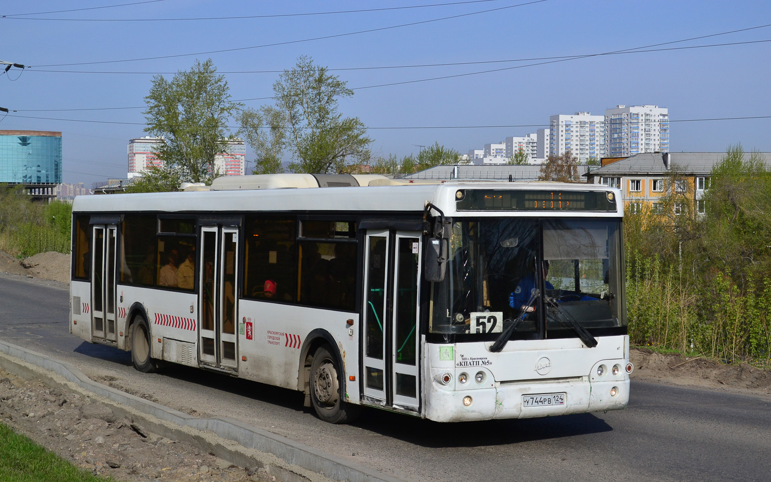 Красноярский край, ЛиАЗ-5292.21 № У 744 РВ 124