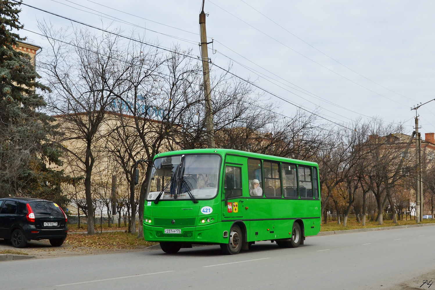 Челябинская область, ПАЗ-320302-22 "Вектор" № 421