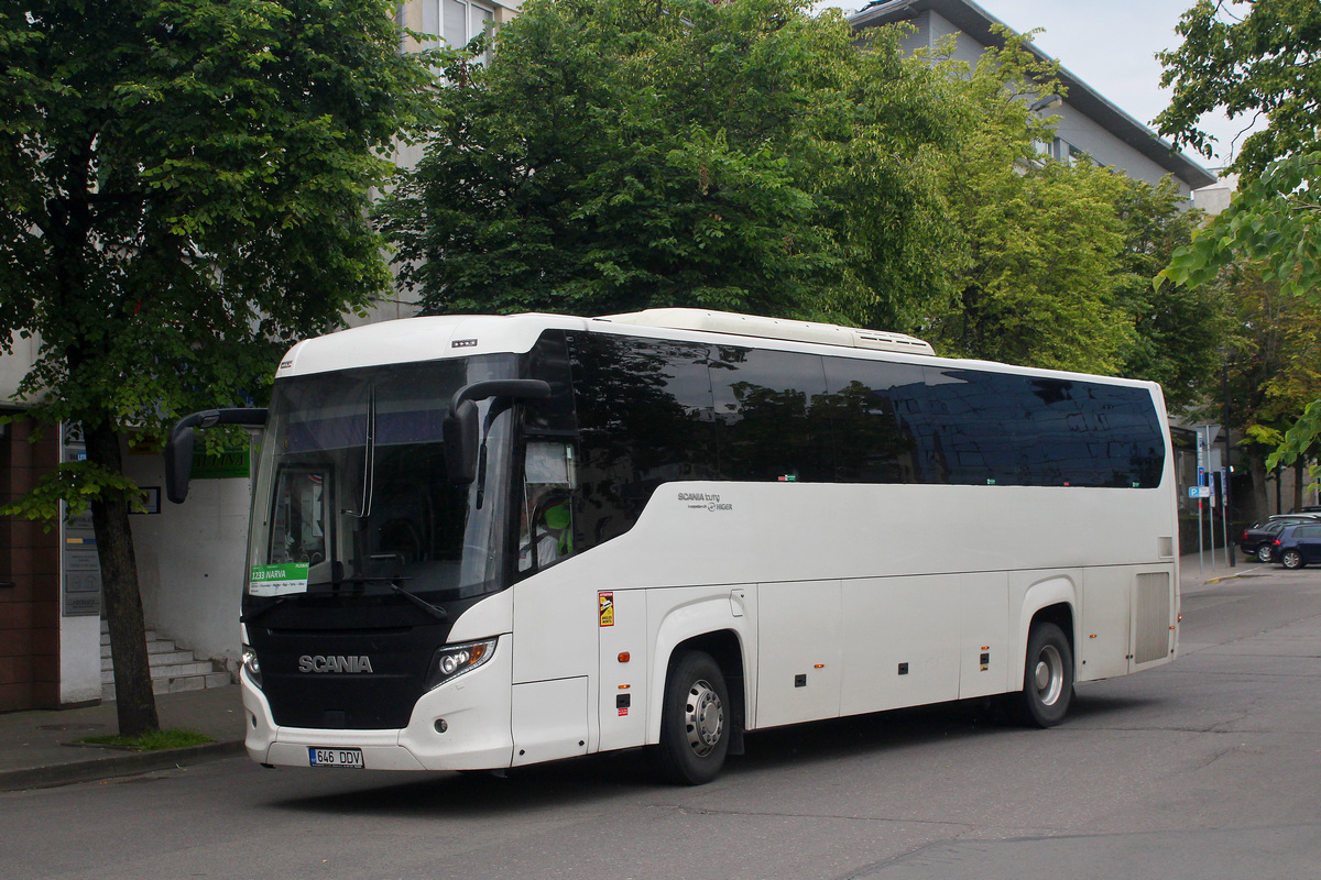 Estonsko, Scania Touring HD 12.0 č. 646 DDV Estonsko, Scania Touring HD 12.0 č. 646 DDV