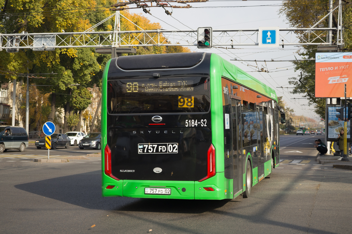 Алматы, Skywell NJL6128BEV (СемАЗ) № 5184-S2