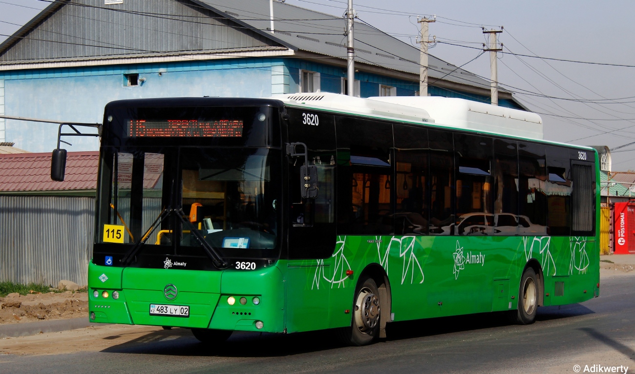 Алматы, Golden Dragon XML6125CN (Hyundai Trans Auto) № 3620 Алматы, Golden Dragon XML6125CN (Hyundai Trans Auto) № 3620