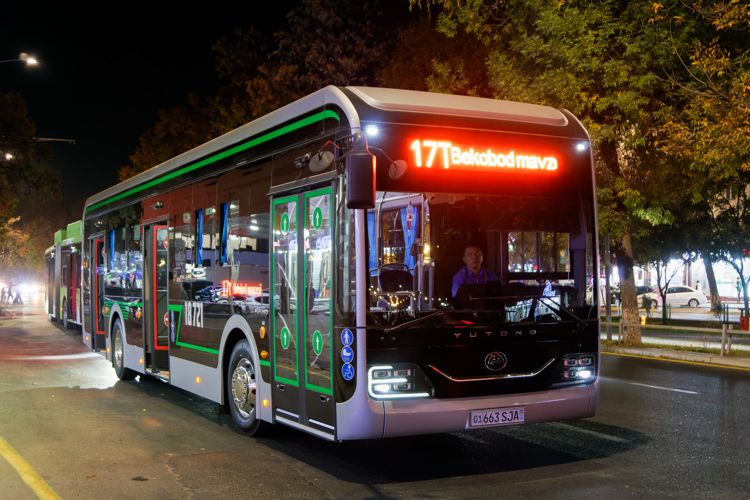 Узбекистан, Yutong ZK6126BEVG № 18721 Узбекистан, Yutong ZK6126BEVG № 18721