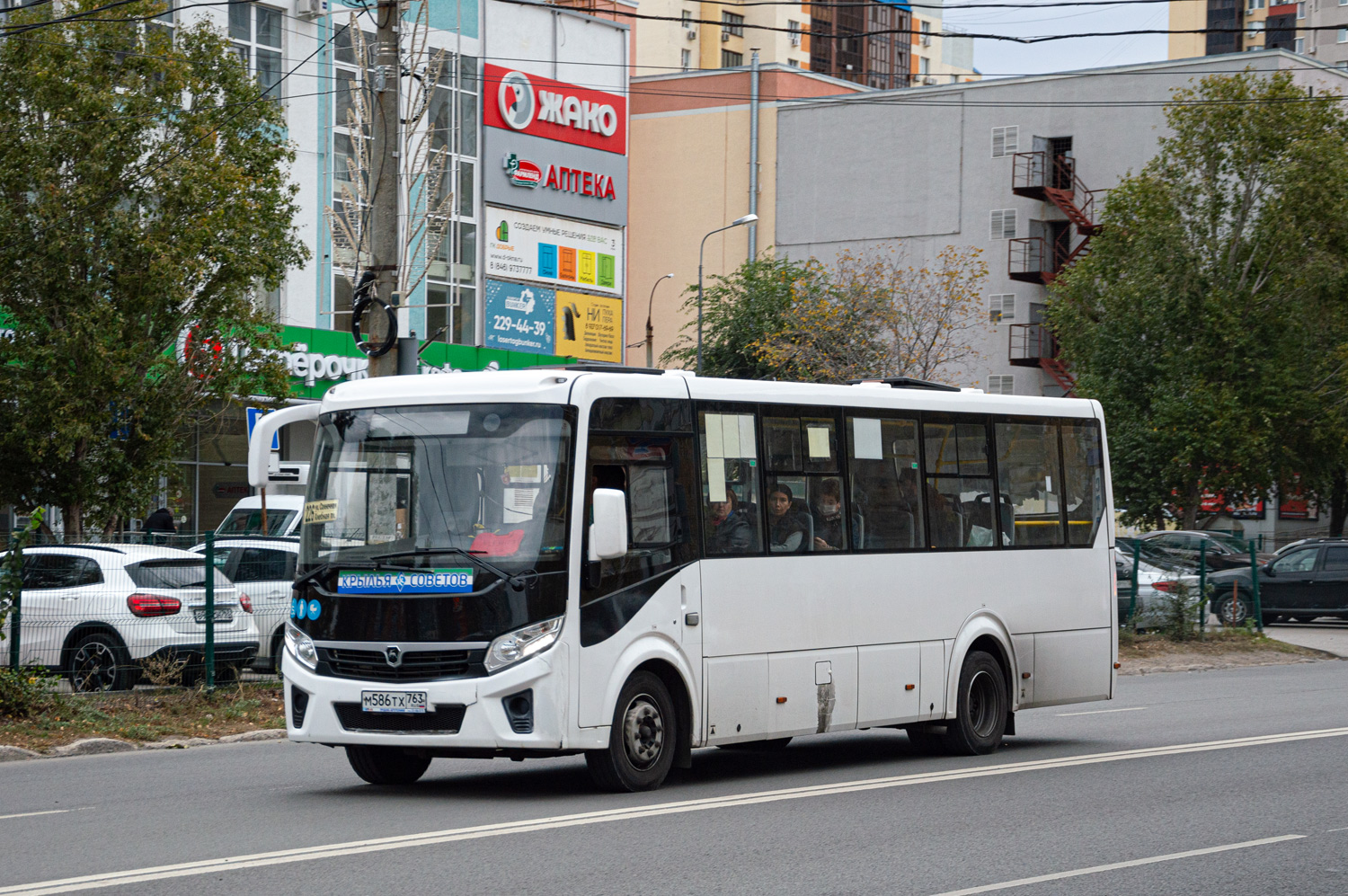 Самарська область, ПАЗ-320415-04 "Vector Next" № М 586 ТХ 763