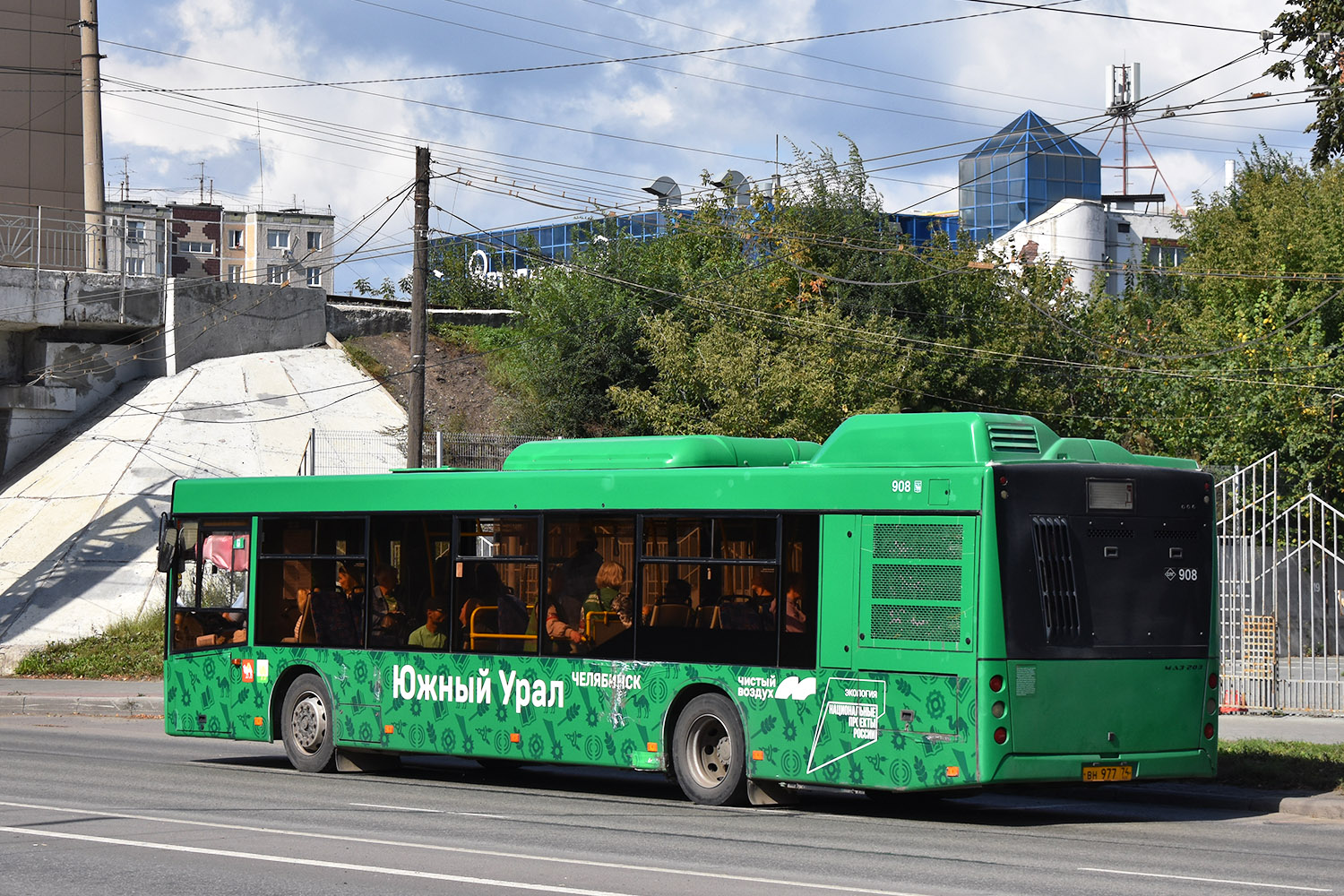 Челябинская область, МАЗ-203.945 № 908