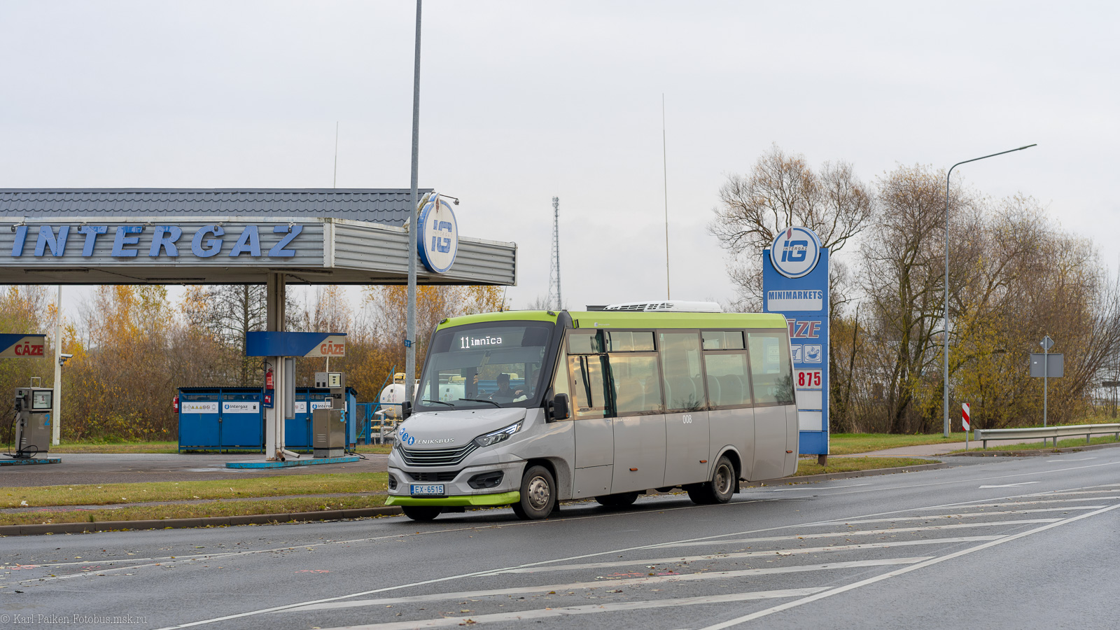 Latvia, Feniksbus FBI II 83M-E # 008