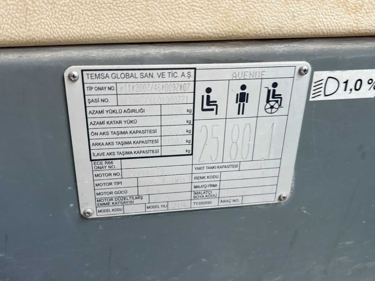 Турция, TEMSA Avenue 12LF № 7