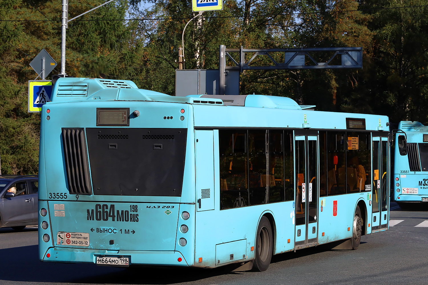 Санкт-Петербург, МАЗ-203.C45 № 33555