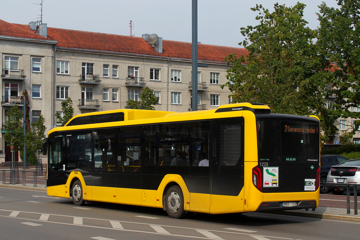 Литва, MAN 12C Lion's City 12 G NL280 EfficientHybrid № 1226