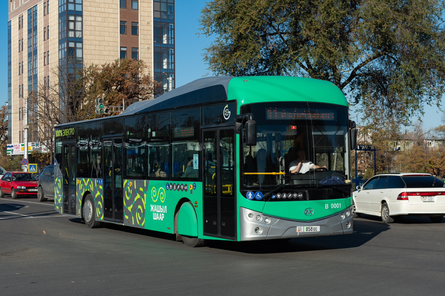 Кыргызстан, Ankai HFF6124G03EV № B 0001