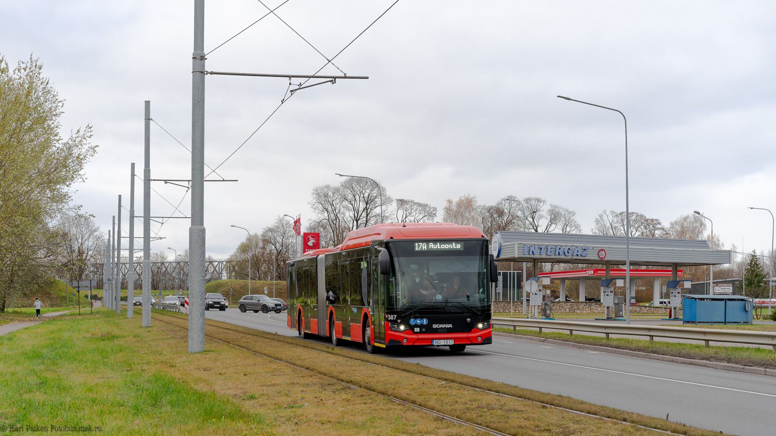 Латвия, Scania Citywide LFA II 17.9 № 387