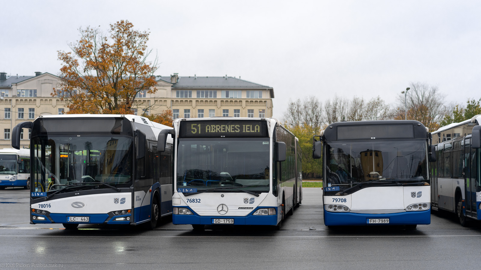 Латвія, Mercedes-Benz O530G Citaro G № 76832; Латвія, Solaris Urbino II 18 № 79708