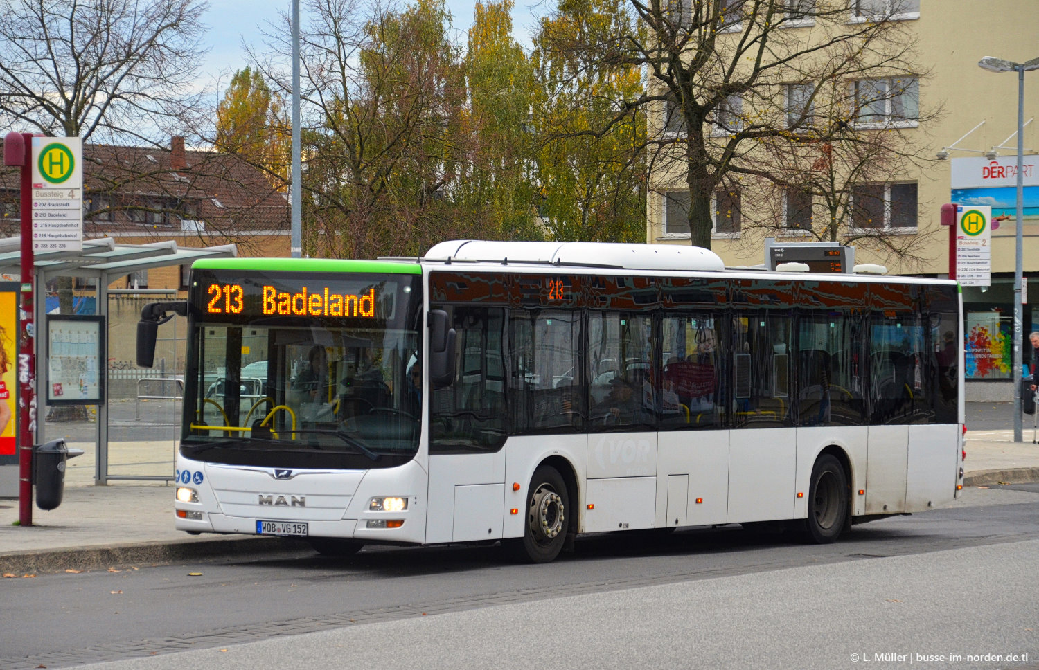 Нижняя Саксония, MAN A21 Lion's City NL363 № 152