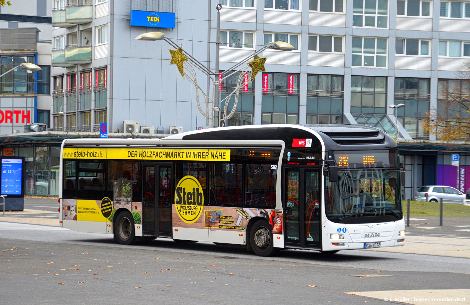 Нижняя Саксония, MAN A37 Lion's City Hybrid NL253 № 592