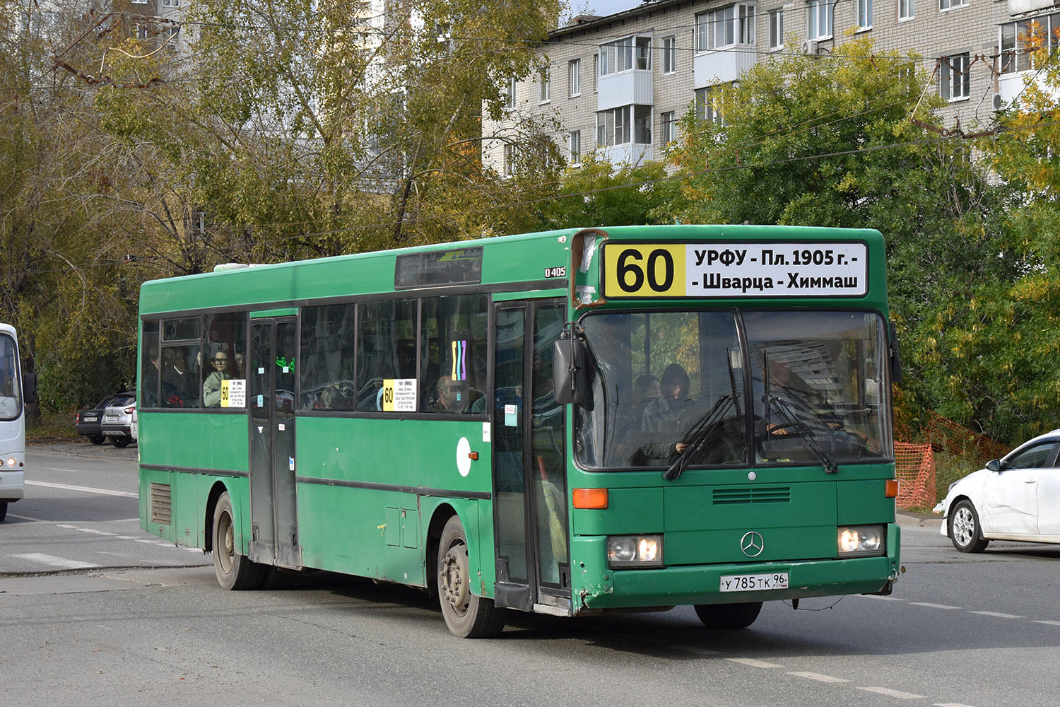 Свердловская область, Mercedes-Benz O405 № У 785 ТК 96