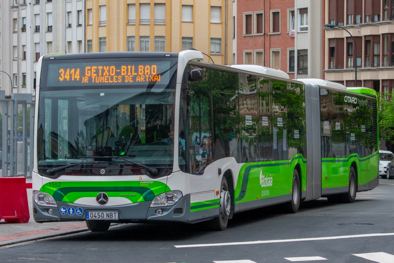 Испания, Mercedes-Benz Citaro C2 G hybrid № 1552