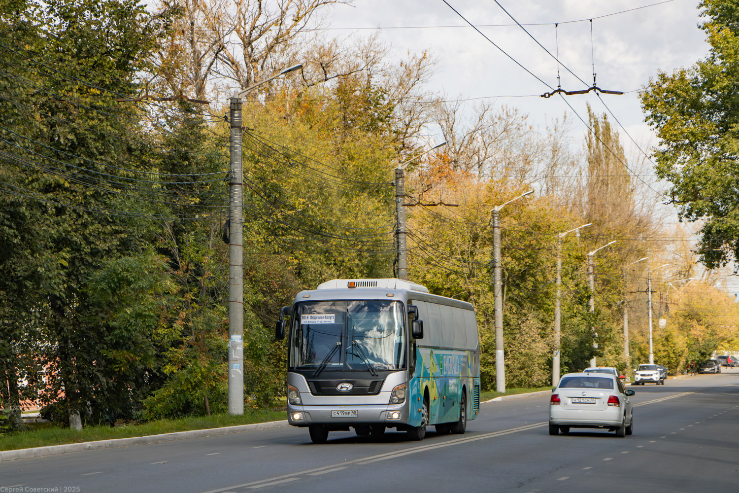 Калужская область, Hyundai Universe Space Luxury № С 419 ВР 40