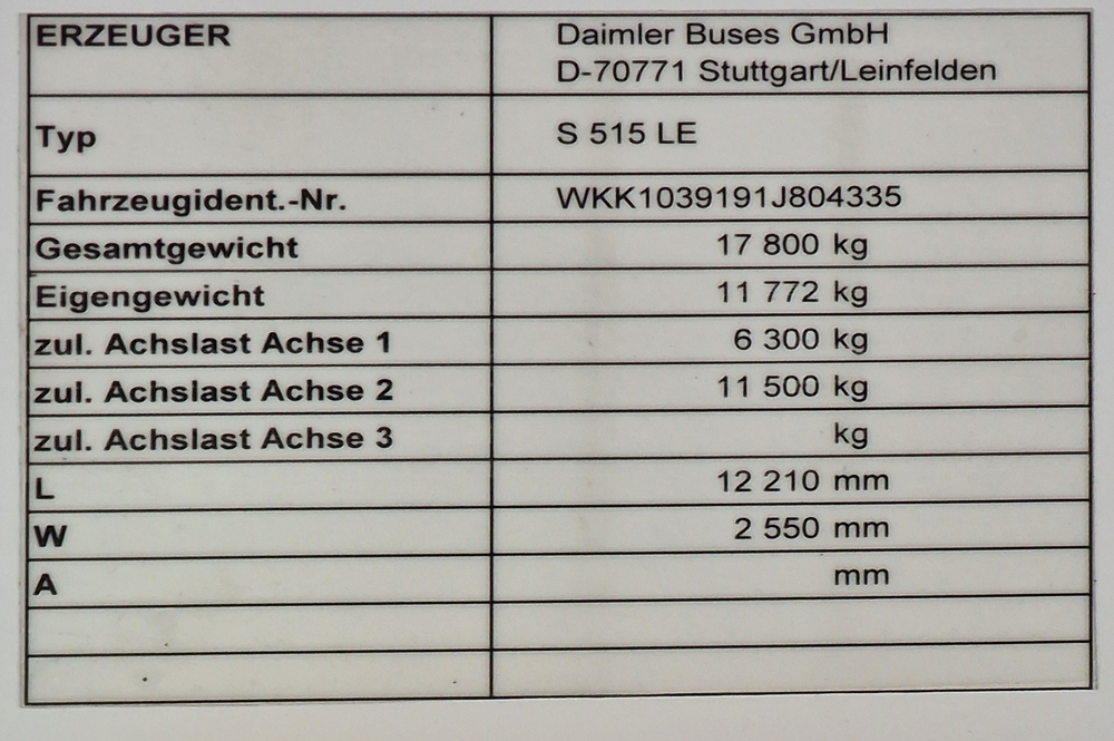 Австрия, Setra S515LE № P NBUS 12