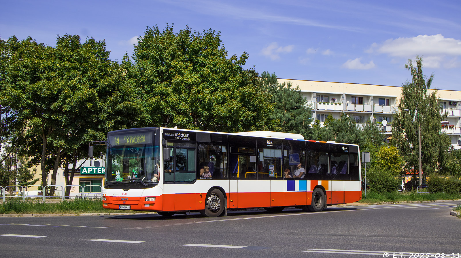 Польша, MAN A21 Lion's City NL263 № 868