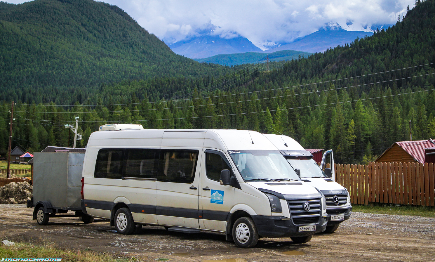 Алтайский край, Volkswagen Crafter № А 654 МВ 122