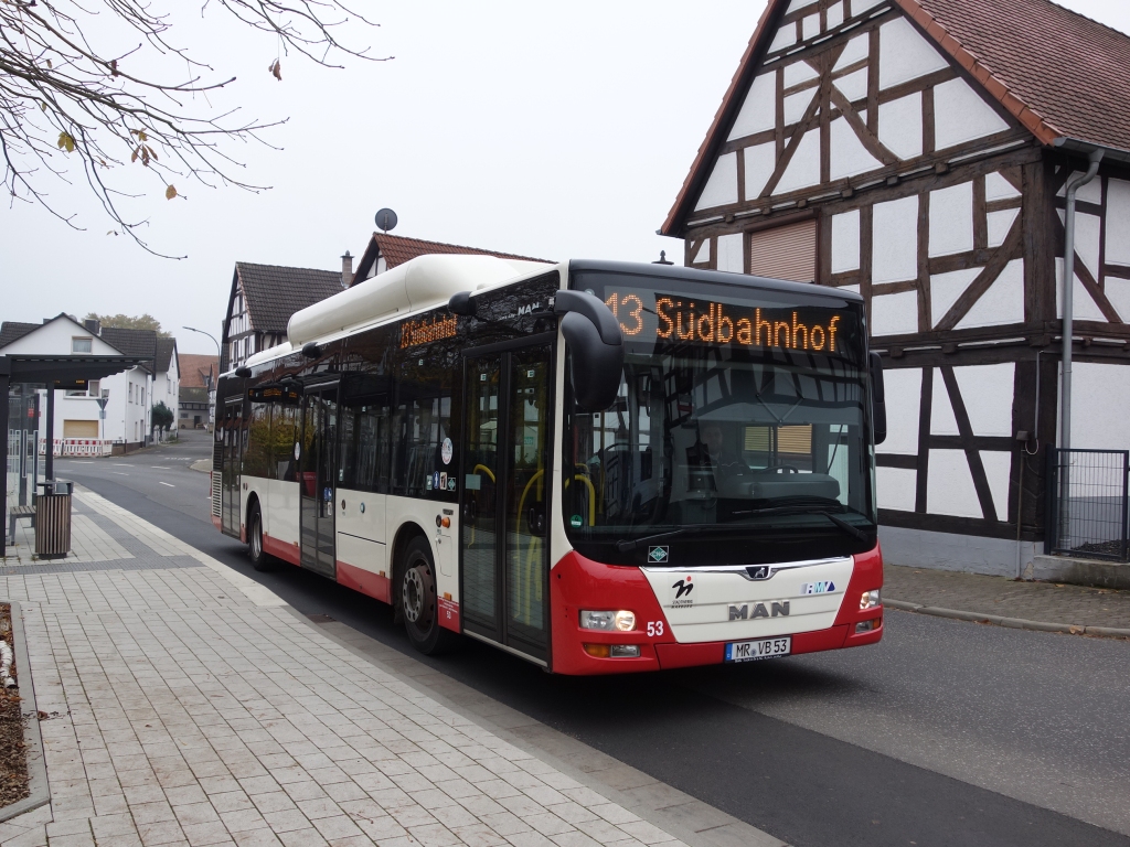 Гессен, MAN A21 Lion's City NL313 CNG № 53