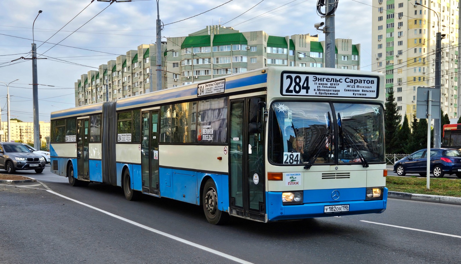Саратовская область, Mercedes-Benz O405G № У 182 ОХ 190