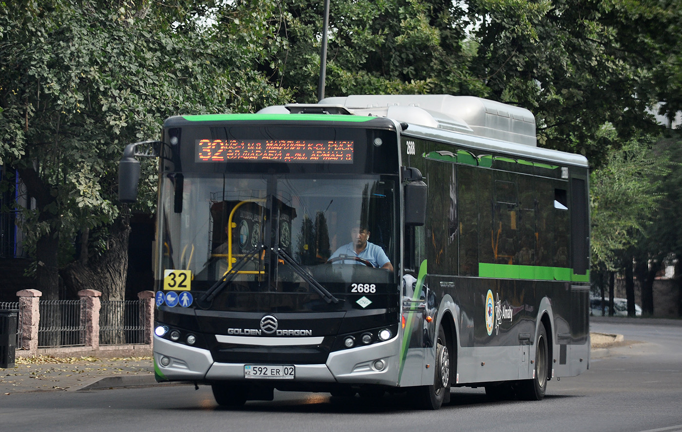 Алматы, Golden Dragon XML6125CN (Hyundai Trans Auto) № 2688