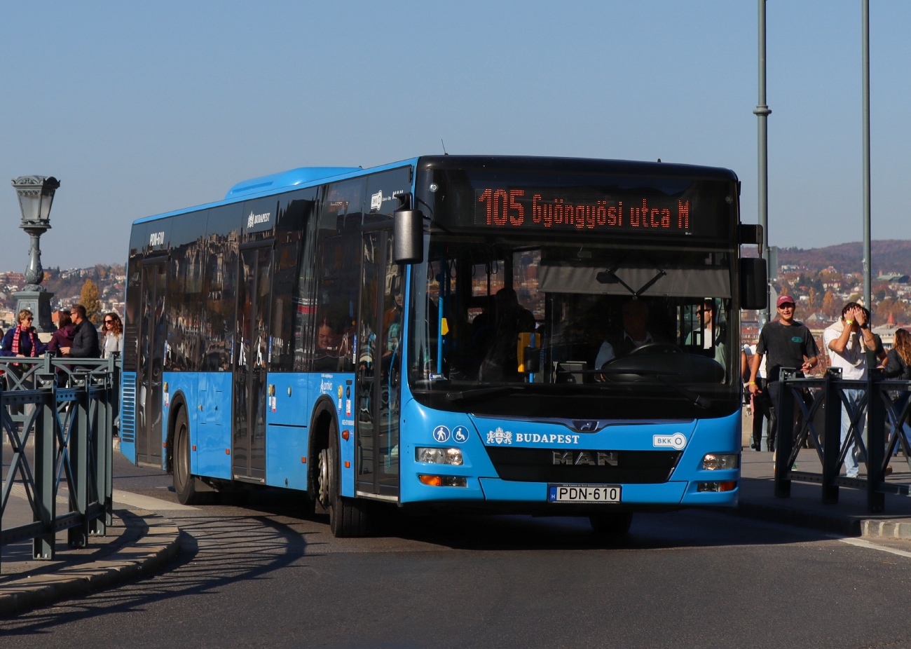 Венгрия, MAN A21 Lion's City NL283 № PDN-610