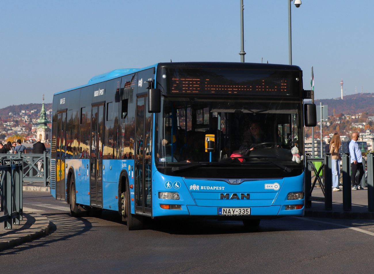 Венгрия, MAN A21 Lion's City NL283 № NAY-335