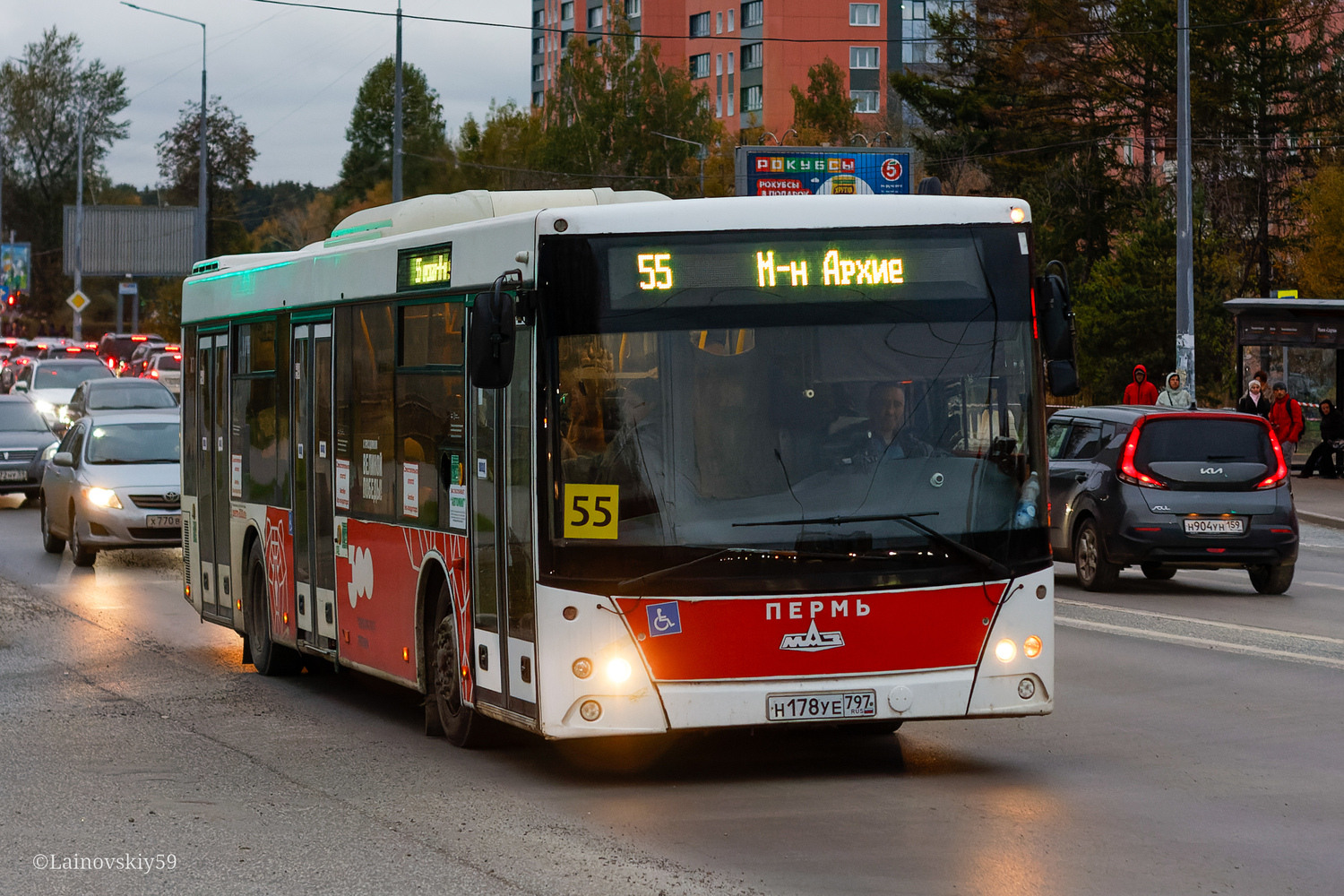 Пермский край, МАЗ-203.016 № Н 178 УЕ 797