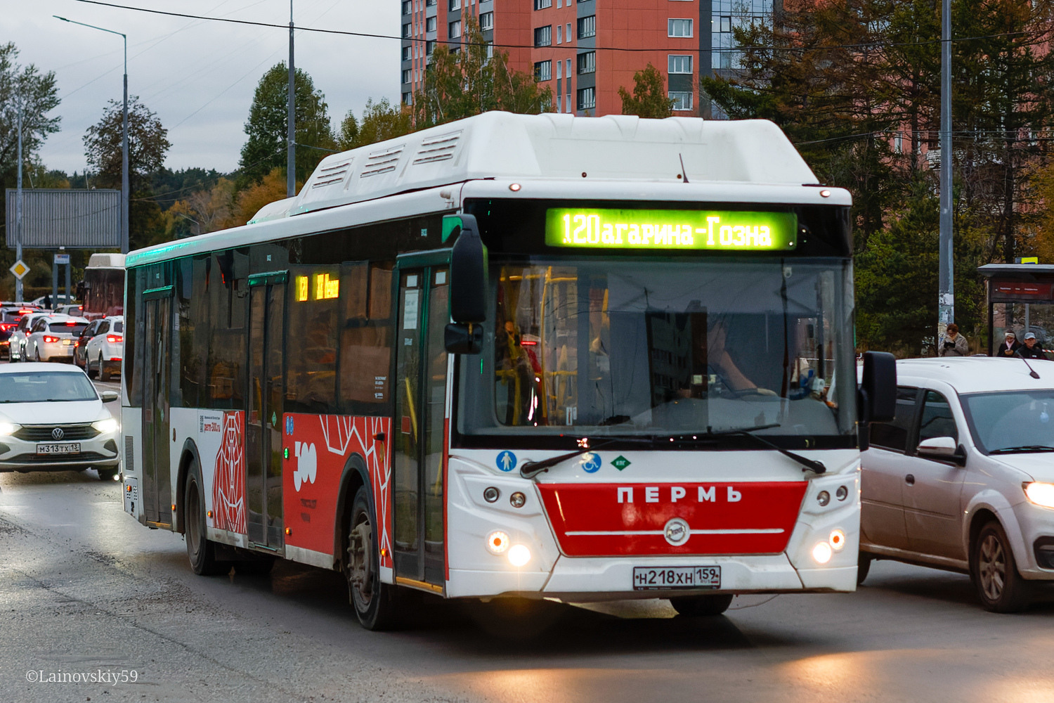 Пермский край, ЛиАЗ-5292.67 (CNG) № Н 218 ХН 159