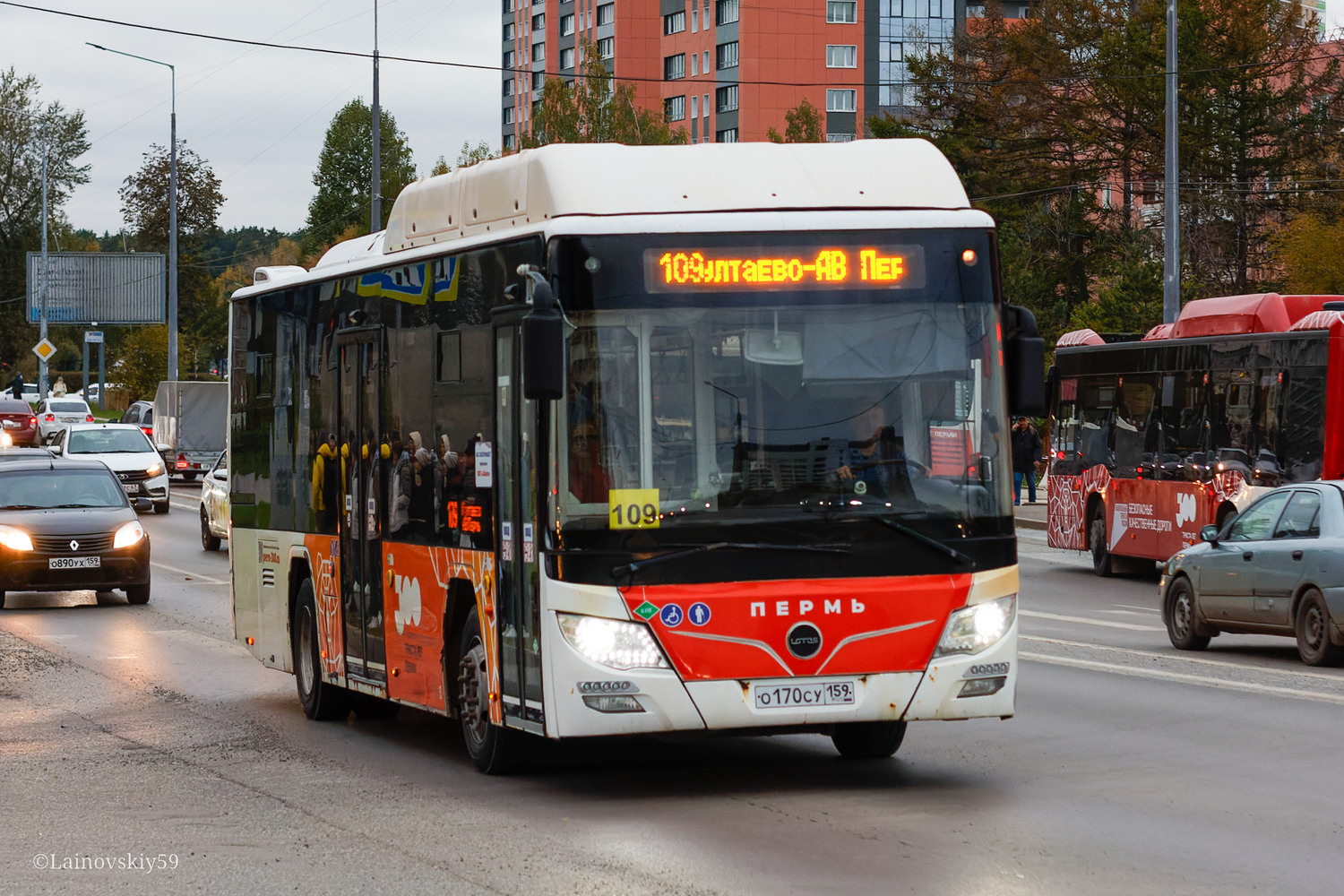 Пермский край, Lotos-105C02 № О 170 СУ 159