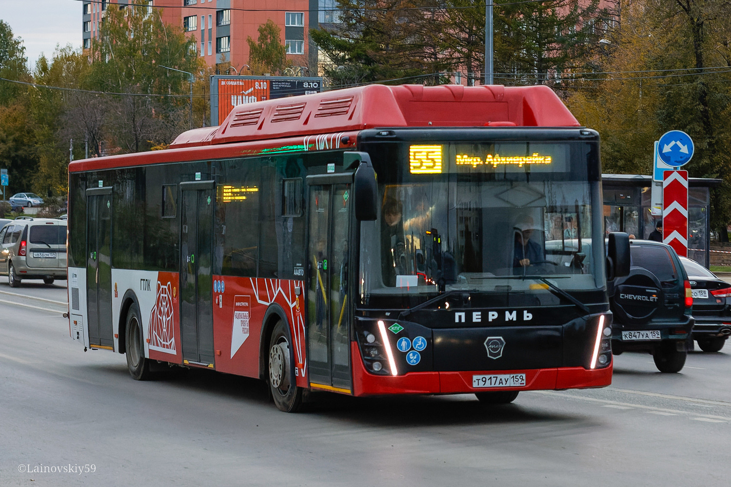 Пермский край, ЛиАЗ-5292.67 (CNG) № Т 917 АУ 159
