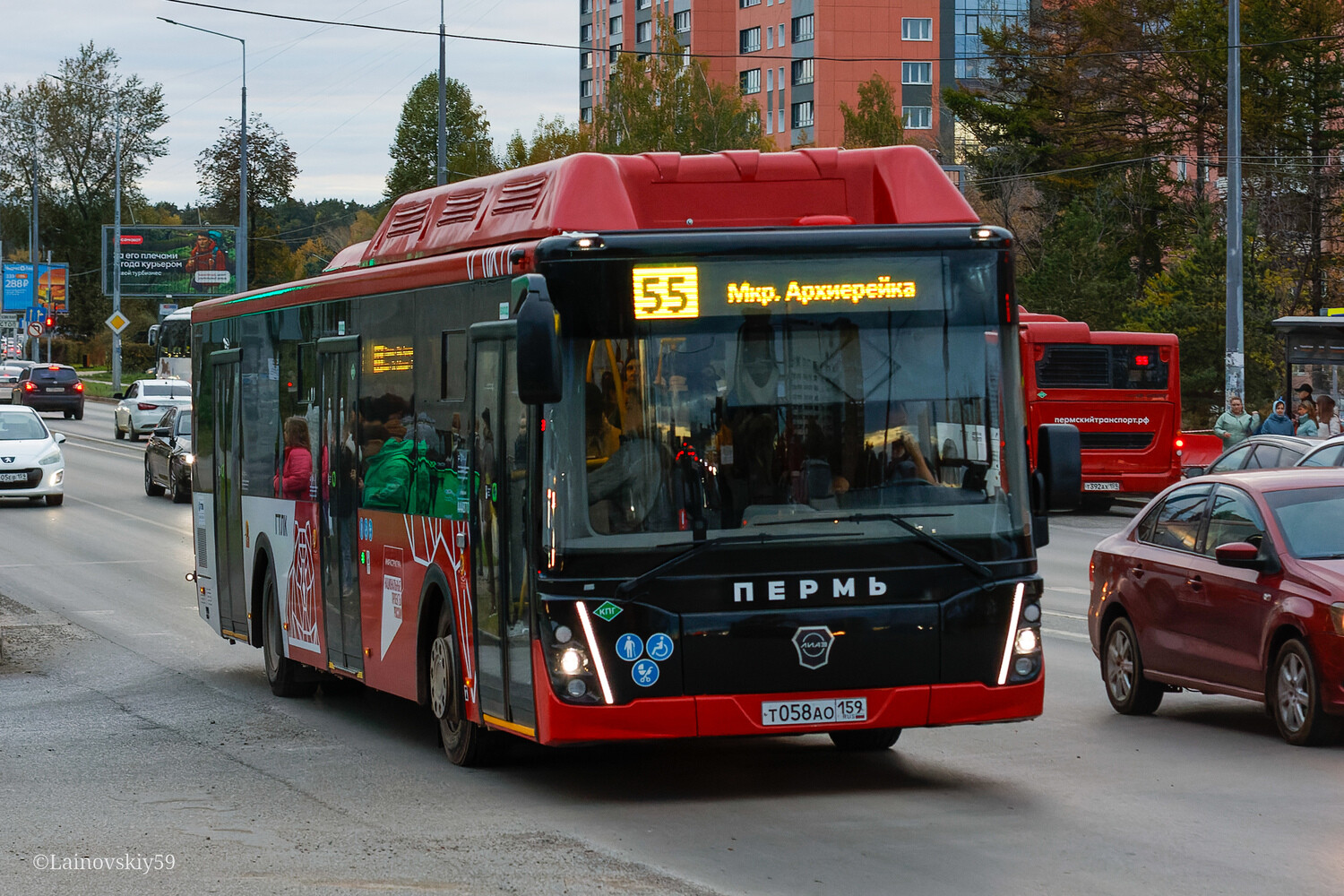 Пермский край, ЛиАЗ-5292.67 (CNG) № Т 058 АО 159