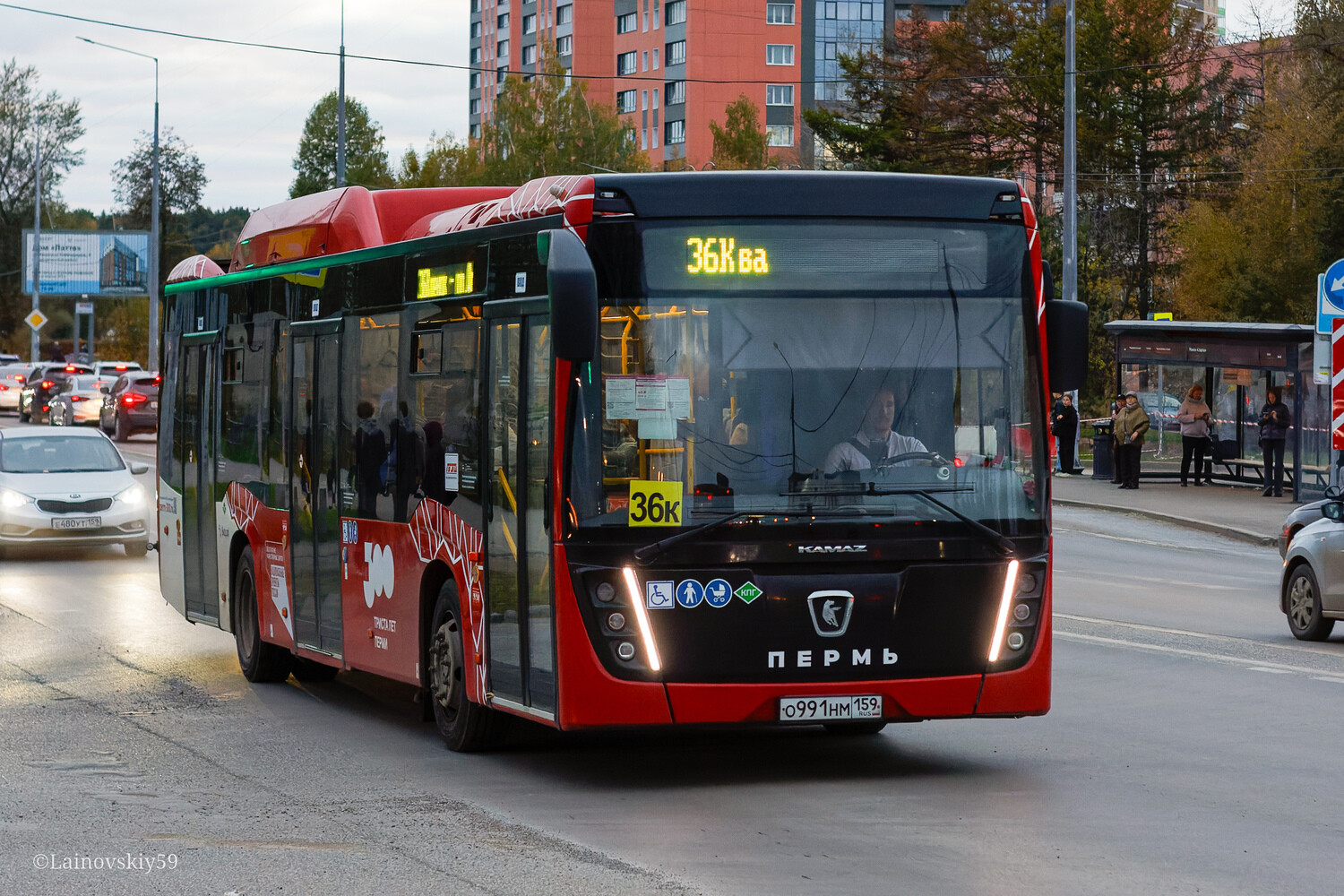 Пермский край, НефАЗ-5299-40-57 (CNG) № О 991 НМ 159